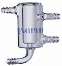 Flow-through cell for SONOPULS Ultrasonic homogenisers, stainless steel | Type : DG 4 G (flow-through)